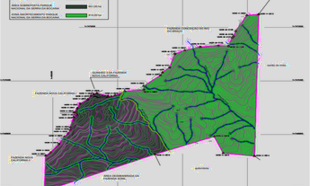 Imagem 2: Área com 1.465ha para Compensação Ambiental - Serra da Bocaina - Angra dos Reis / RJ
