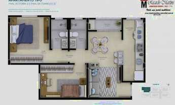 Imagem 3: Benevento bairro Imigrantes Criciúma apartamento a venda