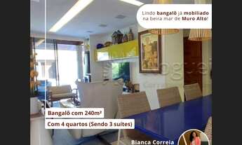 Imagem 7: Bangalô já mobiliado na beira mar de Muro Alto