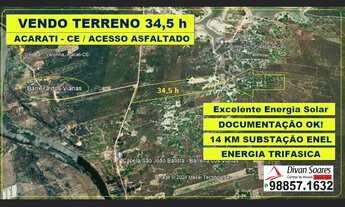 Imagem: CD-A8 Vendo Terreno 32,4 h -55 Itaiçaba/
