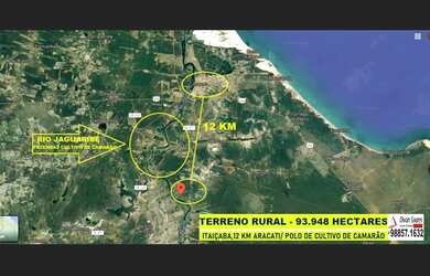 Imagem 6: CD-A1 Terreno Itaiçaba/ Aracati Rio Jaguaribe, Excelente Cultivo Camarão