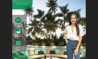 Imagem: Flat no melhor trecho de mar da Praia dos