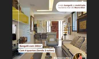 Imagem 3: Bangalô já mobiliado na beira mar de Muro Alto