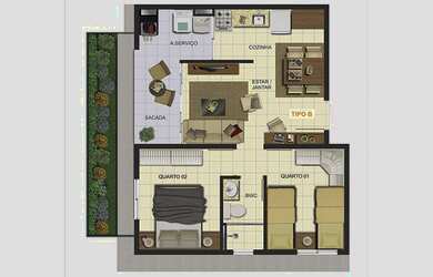 Imagem 5: Boulevard das Palmeiras bairro Cristo Rei Içara