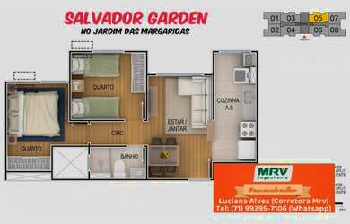 Imagem 2: Mrv Salvador Garden. Informações:(71)99295-7106(WhatsApp