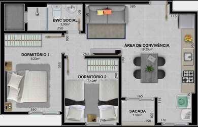 Imagem 5: Mirante do Bosque bairro São Luiz apartamento a venda em Criciúma