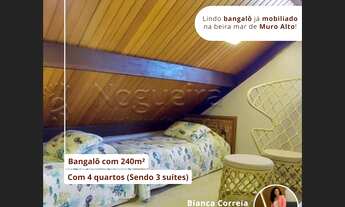 Imagem 6: Bangalô já mobiliado na beira mar de Muro Alto