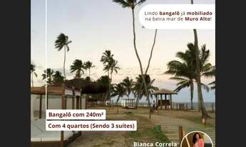 Imagem 4: Bangalô já mobiliado na beira mar de Muro Alto