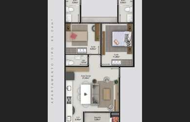 Imagem 4: Apartamento na Planta, entrada facilitada