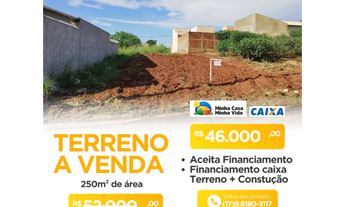 Imagem: Terreno a Venda 250m² Lote 3