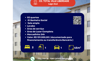 Imagem: Condomínio Total Ville Liberdade 02 quartos