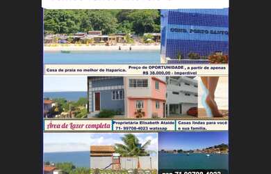 Imagem 3: Casa 2/4 Condomínio praia em Itaparica