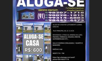 Imagem: ALUGA-SE CASA LOTEAMENTO JOANA COELHO