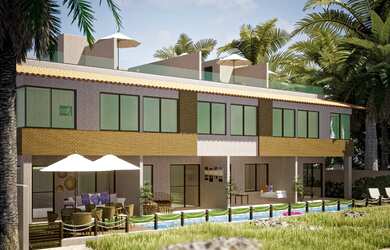 Imagem 2: CONDOMÍNIO PRAIA DE NAZARÉ - BEIRA MAR com piscina e 1vga estacionamento