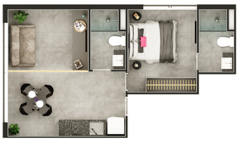 Imagem 2: Home Studiom – 39 m2