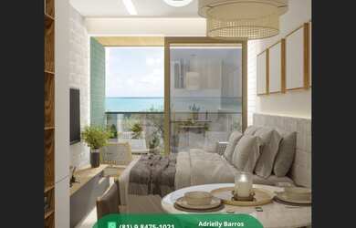 Imagem 3: Apartamento compacto a 30 metros do mar em Porto de Galinhas