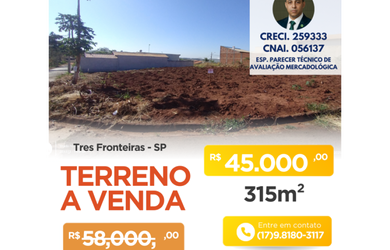 Imagem: Terreno de Esquina a Venda - 446m²