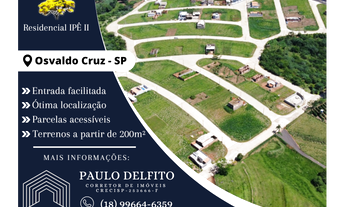 Imagem: RESIDENCIAL IPE 2 - Osvaldo Cruz/SP