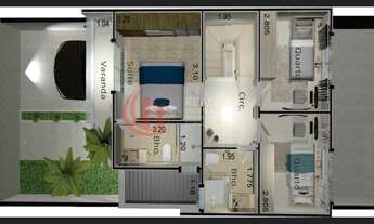 Imagem 6: CASA NA PLANTA Casa com 3 dormitórios