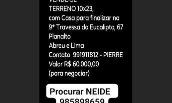 Imagem: Vendo um Terreno