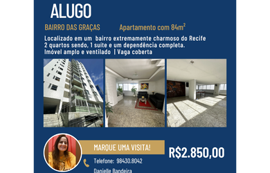 Imagem 2: Alugo excelente ap nas Graças- venha conhecer