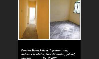 Imagem: Santa Rita Casa 2 Quartos Quintal Garagem