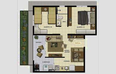 Imagem 2: Boulevard das Palmeiras bairro Cristo Rei Içara