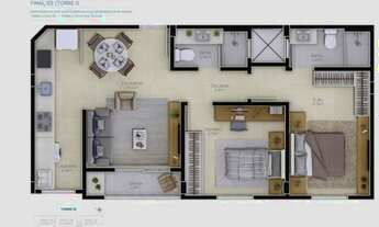 Imagem 4: Benevento bairro Imigrantes Criciúma apartamento a venda