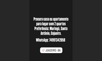 Imagem: Procuro casa ou ap pra alugar