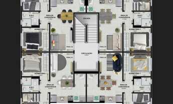 Imagem 7: Villa Real bairro São Defende Criciúma apartamento a venda