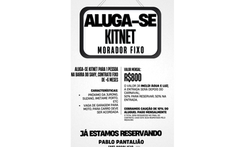 Imagem: KITNET na Barra do Sahy, Aracruz para aluguel