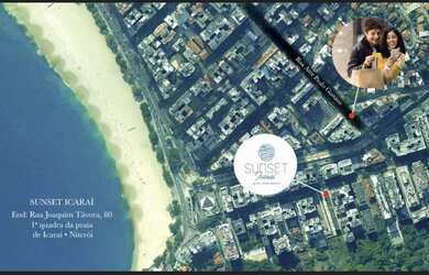 Imagem 2: Sunset Icaraí - Lançamento na quadra da praia de Icaraí - Apto 1, 2 e 3 quartos!