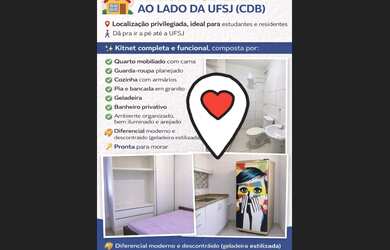 Imagem: Kitinet mobiliada pronta para morar ! Excelente