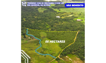 Imagem: TERRENO DE 05 HECTARES E COM RIO INCRÍVEL