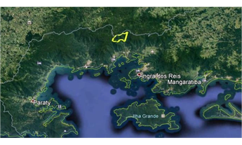 Imagem 3: Área com 1.465ha para Compensação Ambiental - Serra da Bocaina - Angra dos Reis / RJ