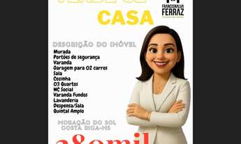 Imagem: VENDE-SE CASA EM COSTA RICA MS