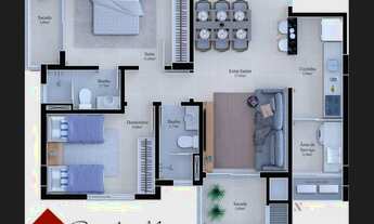 Imagem 6: Calalzo di Cadore Michel Criciúma apartamento a venda Criciúma