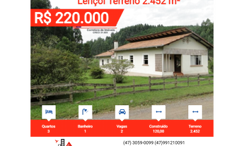 Imagem: Casa a venda no Bº Lençol