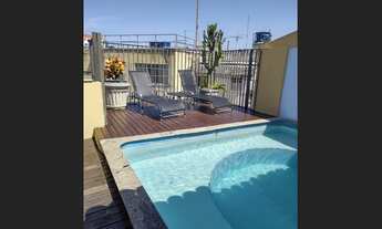 Imagem: Quarto em apartamento de 2 quartos com Terraço e Piscina