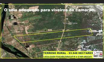 Imagem 7: CD-A3 Terreno Itaiçaba/ Aracati Rio Jaguaribe, Excelente Cultivo Camarão