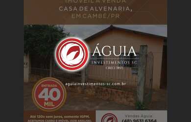 Imagem 2: Casa de alvenaria a venda Cambé Paraná