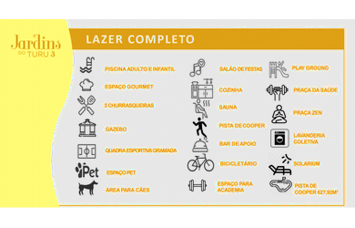 Imagem 3: Condominio Jardins do Turu III // Apartamento de 2 e 3 quartos // Torre com Elevador