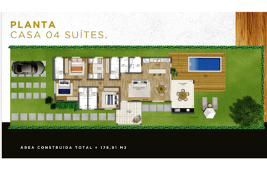 Imagem 5: Casa de Condomínio com 4 Quartos à venda, 146m² - Itaipava