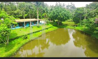 Imagem 2: Sítio à Venda em Juquitiba com 40.000 m2, três lagos, grande casa e piscina