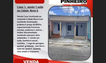 Imagem 1: Casa ¾ na Cidade Nova II excelente localização, Prox. a praça de Bíblia