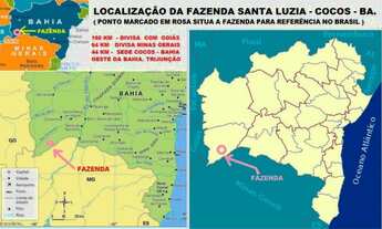 Imagem: FAZENDA SANTA LUZIA - ÁREA 150,0 Ha. OESTE