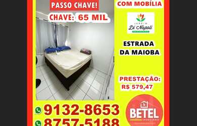 Imagem 7: Passo chave de apartamento mobiliado no Condomínio Di napoli (próximo ao cohatrac