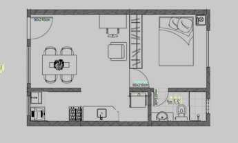 Imagem 4: Kit em formosa Kitnet com 1 suíte