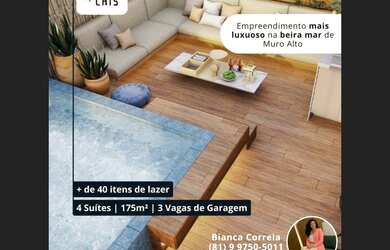 Imagem 5: Rooftop no resort mais luxuoso de Muro Alto | Apartamento com 79m