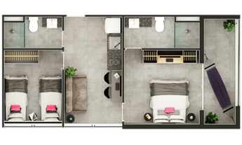 Imagem 2: Home Studio 49m2